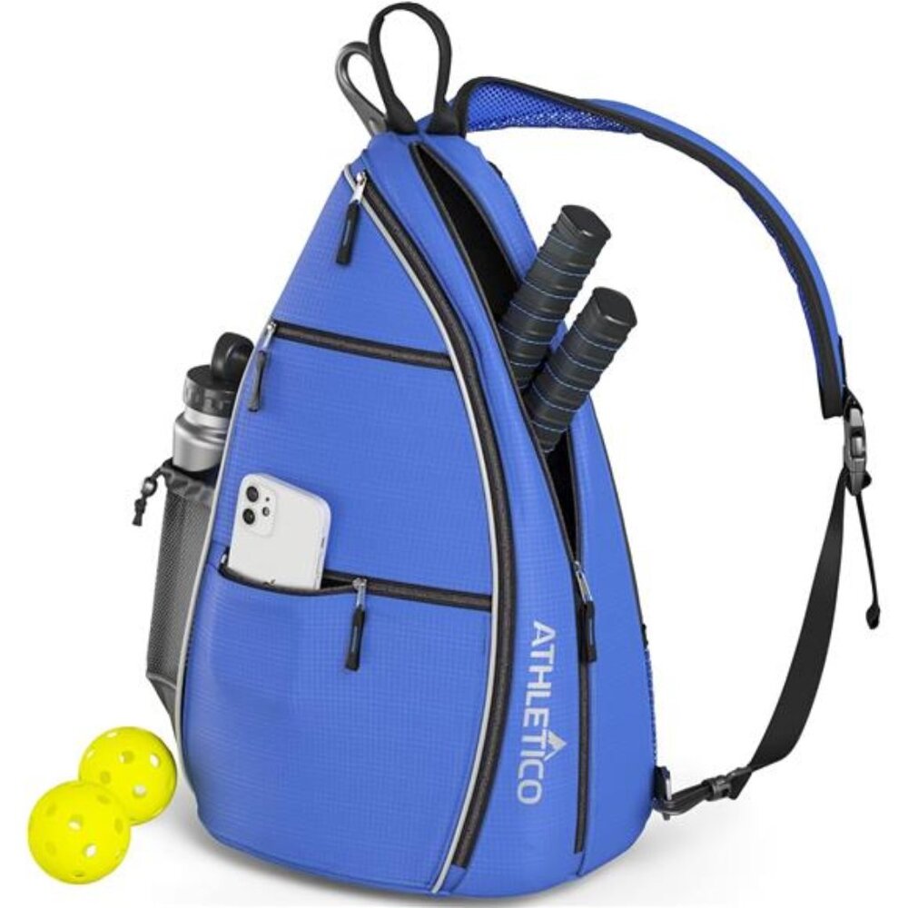 Sling Bag - Crossbody Backpack for Pickleball, Tennis, Racketball, and Travel
